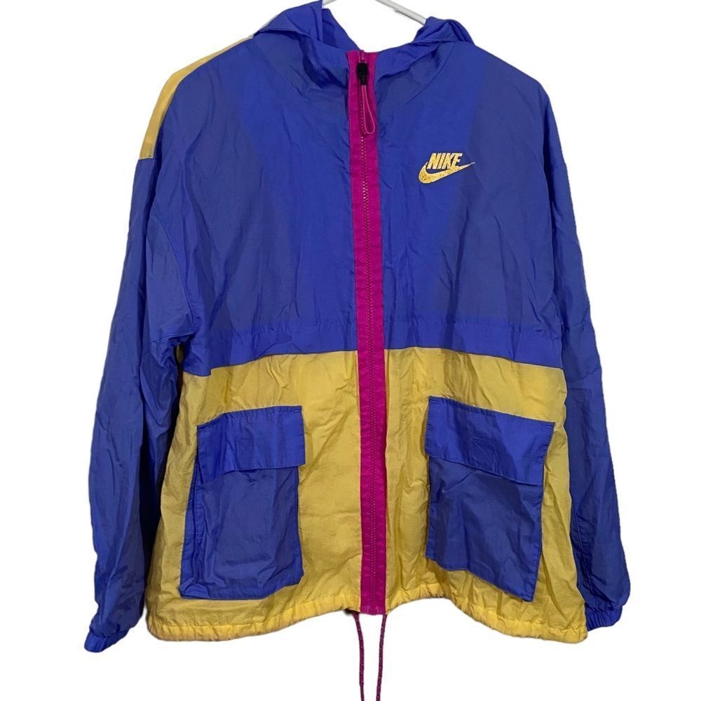 Nike 90’s Vintage Color block Athletic Windbreaker Jacket